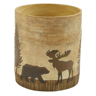 Brown Black Forest Waste Basket - Park Designs - The Fox Decor